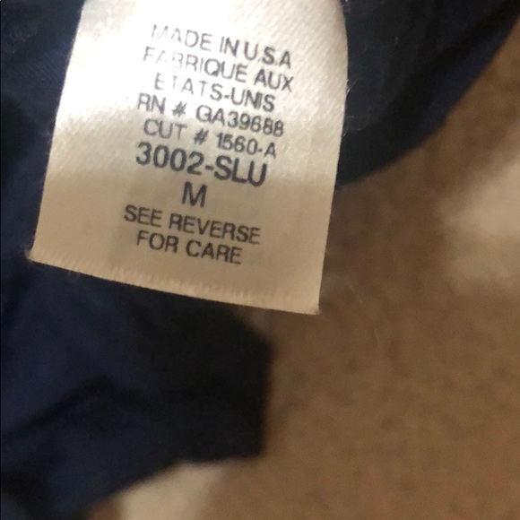 Frenzy Draped Front Blouse navy - Picture 6 of 7